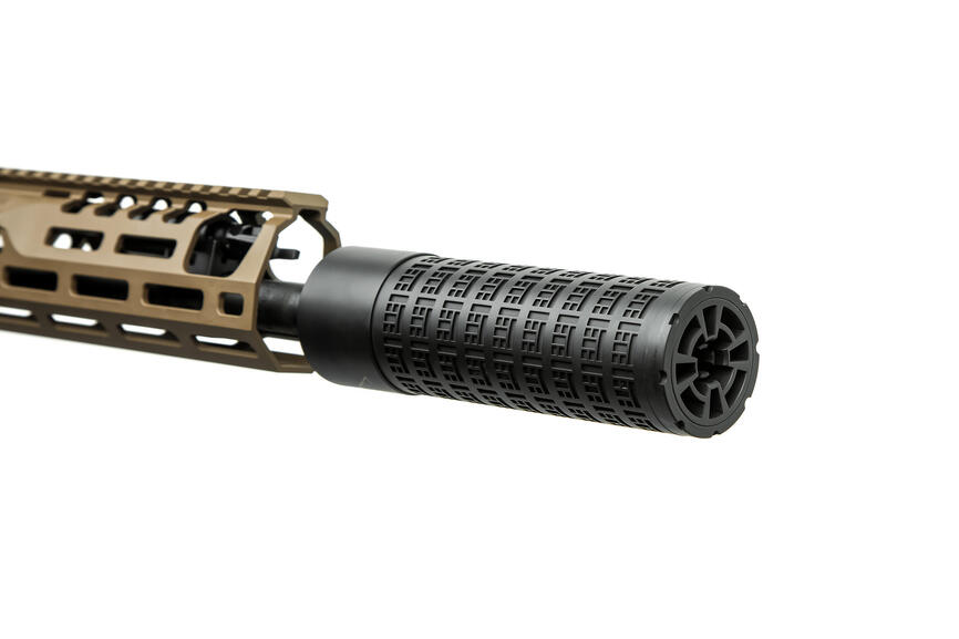 Карабін мисливский MCXS 223 REM, SBR, 11.5IN, IR CERAKOTE, FDE, MLOK, з глушником Sofie TAC. Фото 4