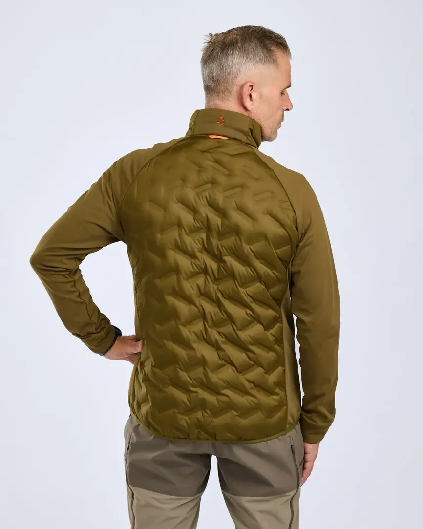 Куртка Pinewood Abisko Insulation Hybrid Jacket M's Olive Green. Фото 2