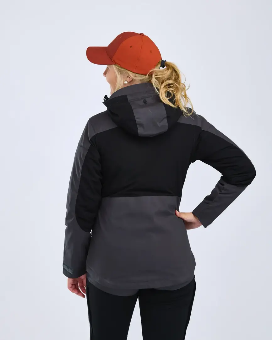 Куртка жіноча Pinewood Finnveden Hybrid Extreme Jacket W's Black/D.Anthracite. Фото 3