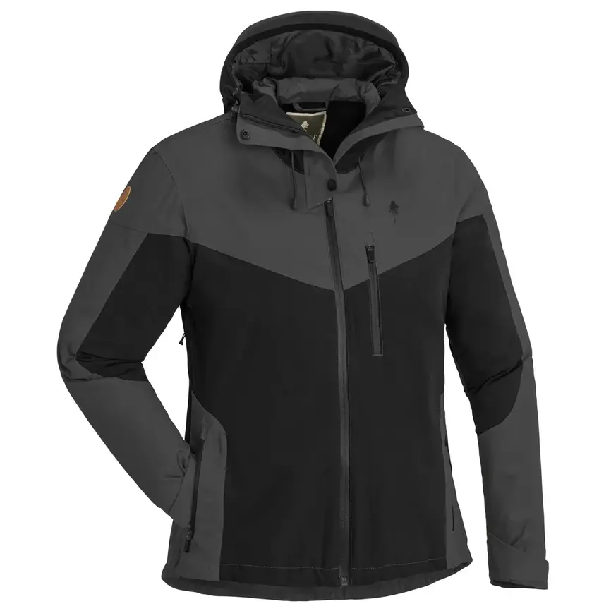 Куртка жіноча Pinewood Finnveden Hybrid Extreme Jacket W's Black/D.Anthracite