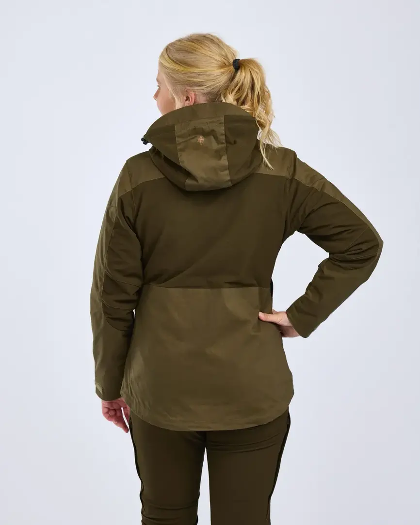 Куртка жіноча Pinewood Finnveden Hybrid Extreme Jacket W's D.Olive/H.Olive. Фото 3