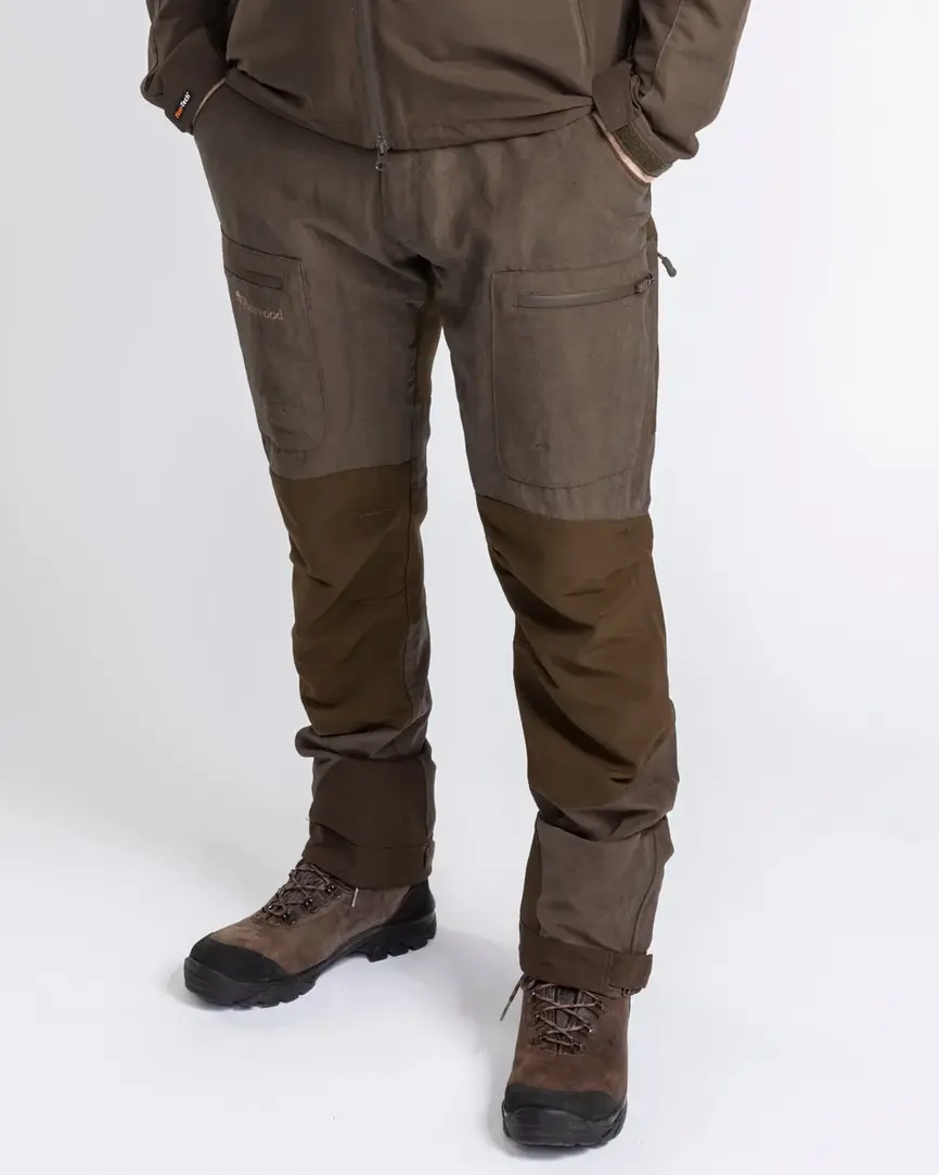 Штани Pinewood Furudal Caribou Hunt Extreme Trousers M's C Suede Brown/D.Olive. Фото 2