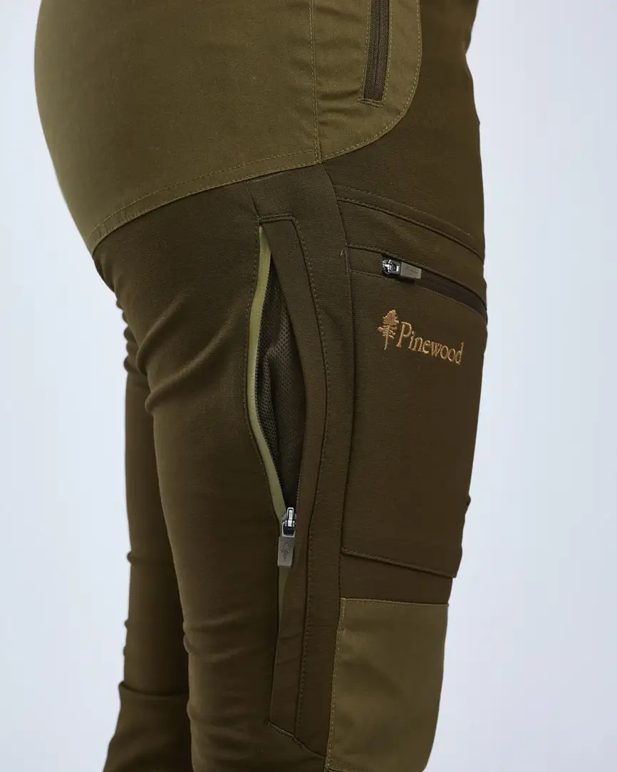 Штани жіночі Pinewood Finnveden Hybrid Extreme Trousers W's D.Olive/H.Olive. Фото 2