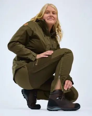 Штани жіночі Pinewood Finnveden Hybrid Extreme Trousers W's D.Olive/H.Olive