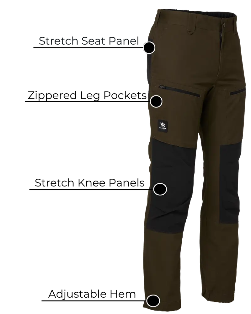 Штани Alaska Trekking Lite Pro Ms Pant Brown. Фото 2