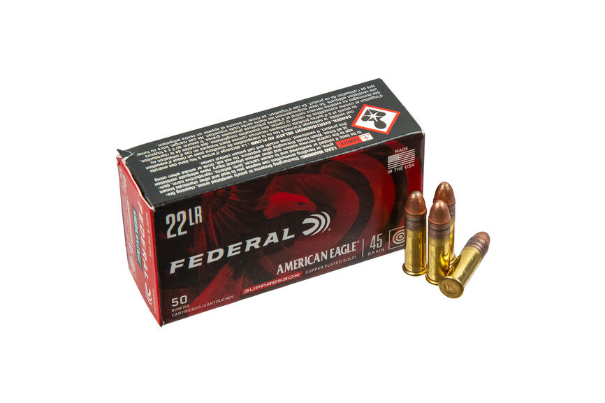 Патрон нарізний Federal SupressorOpt, 22LR,CPRN, 45GR (2,92 г)