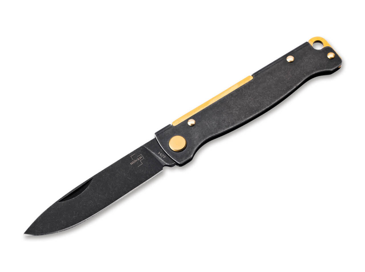 Нiж Boker Plus "Atlas Black Stonewash Brass"