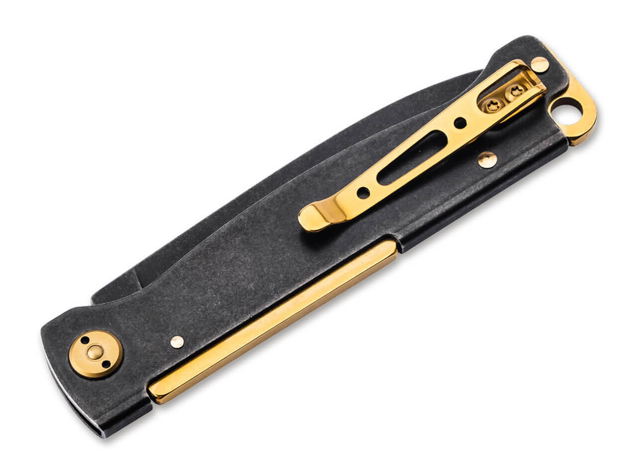 Нiж Boker Plus "Atlas Black Stonewash Brass". Фото 2