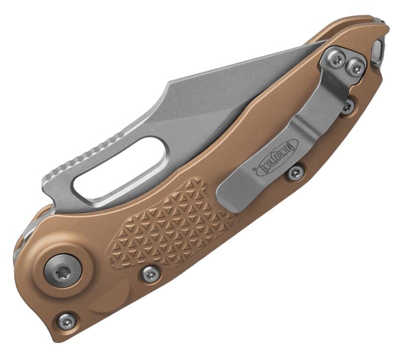 Ніж Microtech Stitch Auto Standard Brown. Фото 2