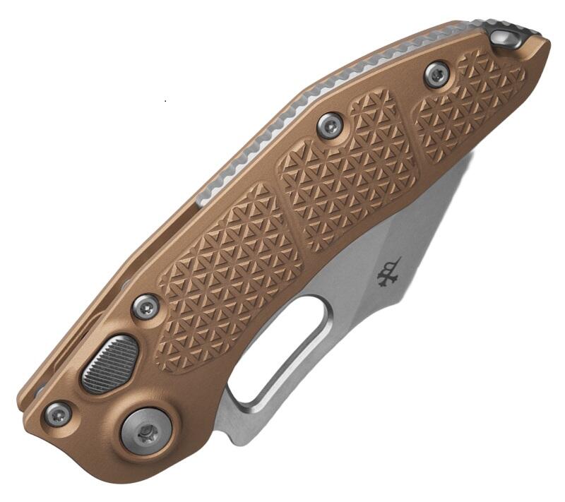 Ніж Microtech Stitch Auto Standard Brown. Фото 3