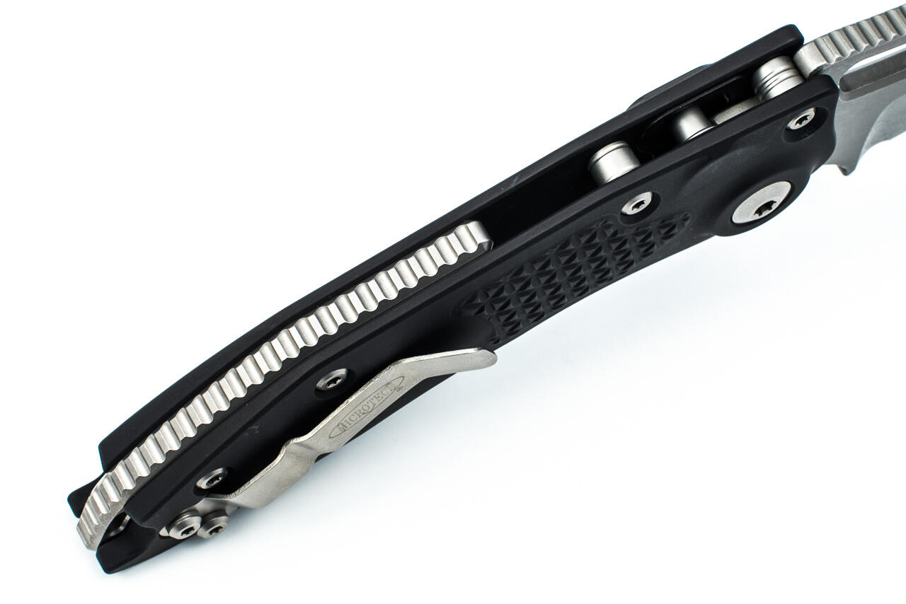 Ніж Microtech Stitch S/E Stonewash Standard Black. Фото 4
