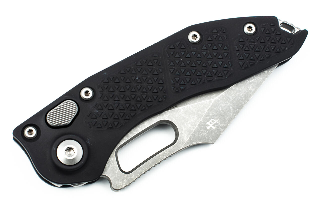 Ніж Microtech Stitch S/E Stonewash Standard Black. Фото 2