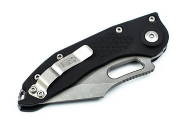 Ніж Microtech Stitch S/E Stonewash Standard Black