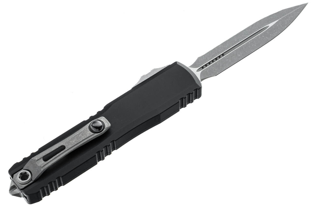 Ніж Microtech Ultratech Gen IV OTF D/E серрейтор Apoc Black. Фото 2