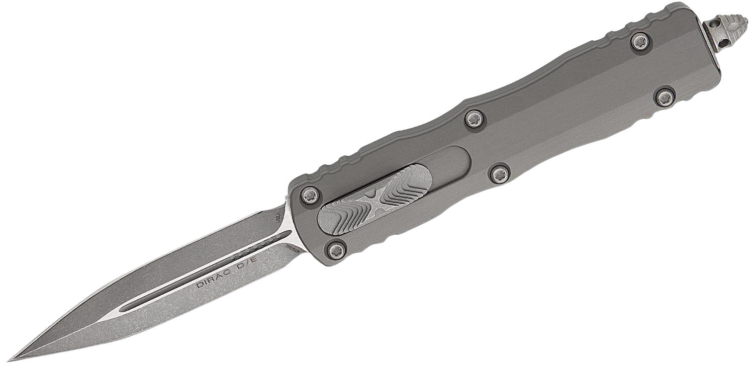 Ніж Microtech Dirac D/E OTF, Apoc Natural Clear