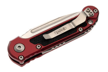 Нож Microtech L.U.D.T. S/E Gen III,  stonewash клинок, руків'я  merlot
