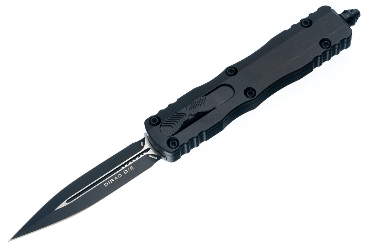 Ніж Microtech Dirac D/E OTF, Black Tactical Standard