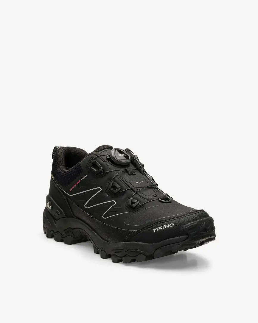 Кросівки Viking Anaconda 4x4 Low GTX BOA Black/Orange. Фото 2