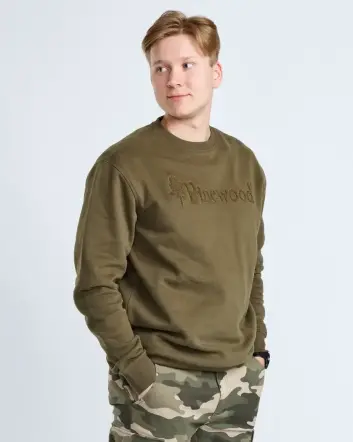 Светр Pinewood Varnamo PW Logo Sweater D.Green 
