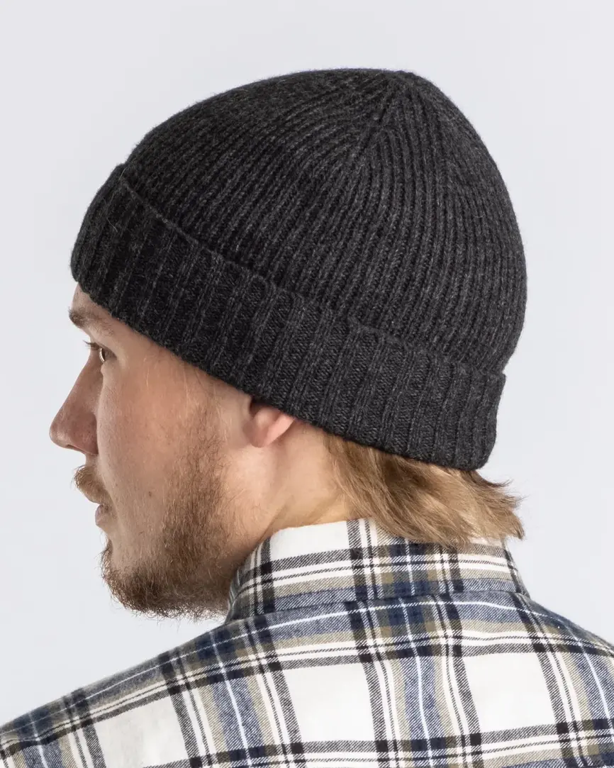 Шапка Pinewood Wool Knitted Hat D.Anthracite Mel. Фото 3