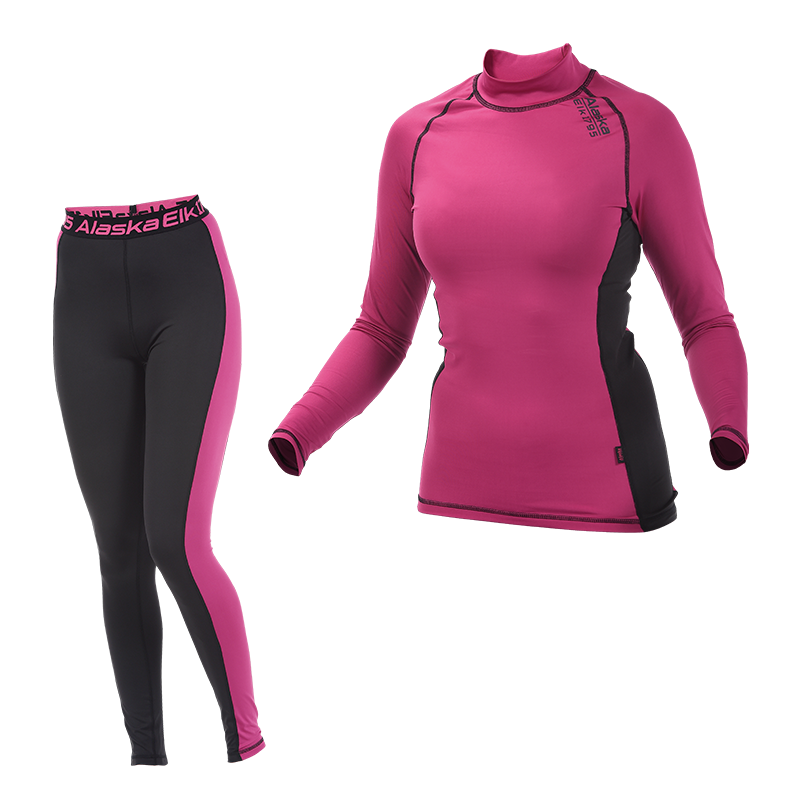 Жіноча термобілизна Alaska W's Base Layer Set 180G Fuchsia/Black