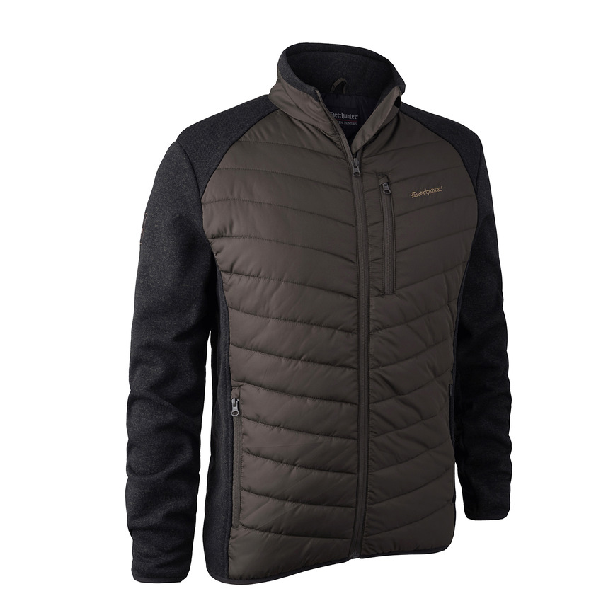 КУРТКА Deerhunter MOOR PADDED JACKET W.KNIT Brown Leaf